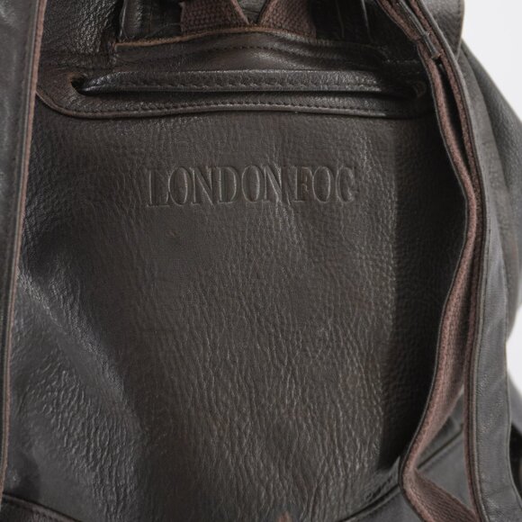 Vintage BROWN Leather Backpack Unisex School Travel Bag Rucksack - Picture 4 of 8